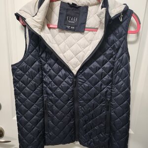 Etage Women's Quilted Black Vest M